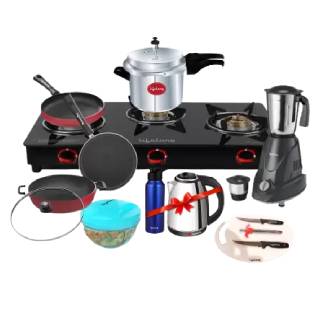 Lifelong Family Pack Combo Set for Kitchen at Rs.5499 + Extra 10% Bank off
